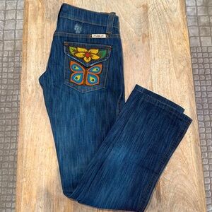 Vintage Frankie B. Jeans butterfly pocket